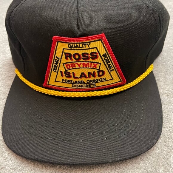Vintage Ross Island Premix Rope Hat Portland Oregon Made in USA Snap - Picture 2 of 5